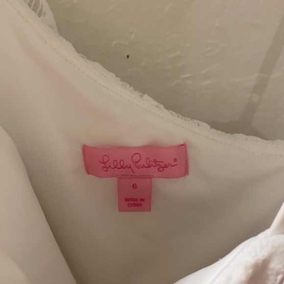 Lilly Pulitzer Asymmetrical Crochet Dress - Picture 4 of 5